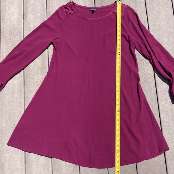 Eileen Fisher fuchsia silk dress, size s - Picture 10 of 16